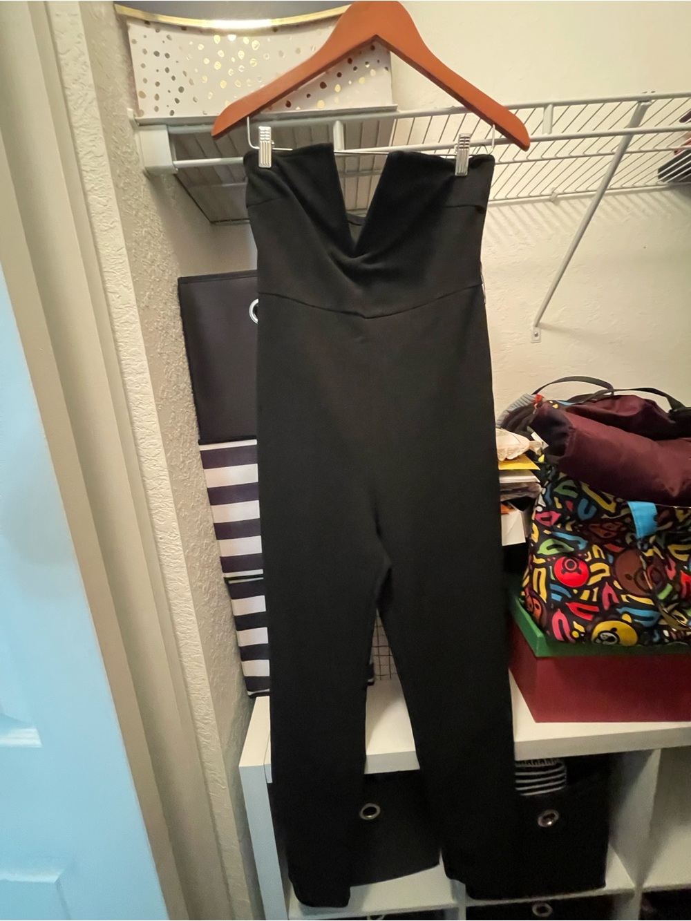 Strapless Black Jumpsuit